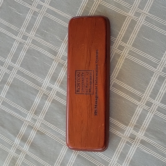 Boston University School of Management Wood Case and Ballpoint Pen - Picture 2 of 8